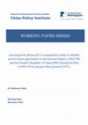 Research paper thumbnail of Learning from Bismarck? A comparative study of stability preservation approaches in the German Empire (1862-90) and the People’s Republic of China (PRC) during the Mao (1949-1976) and post-Mao period (1976-)