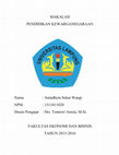 Research paper thumbnail of KETAHANAN NASIONAL1