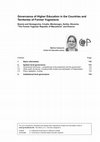 Governance of Higher Education in the Countries and Territories of Former Yugoslavia: Bosnia and Herzegovina, Croatia, Montenegro, Serbia, Slovenia,“The Former Yugoslav Republic of Macedonia” and Kosovo Cover Page