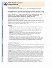 Research paper thumbnail of Essential tremor quantification during activities of daily living