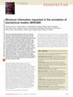 Research paper thumbnail of Minimum information requested in the annotation of biochemical models (MIRIAM)