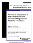 Freedom of Association in a Networked World: First Amendment Regulation of Relational Surveillance Cover Page