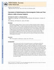 Calculation of radiofrequency electromagnetic fields and their effects in MRI of human subjects Cover Page