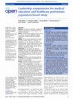 Leadership Competencies in Medical education BMJ Open 2012 Citaku et al. Cover Page