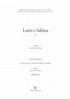 Le rocche dei monti Ruffi: dati dalla ricognizione archeologica sul territorio, in Lazio e Sabina 7. Atti del Convegno Settimo Incontro di Studi sul Lazio e la Sabina (Roma, 9-11 marzo 2010), a cura di G. GHINI, Roma, Edizioni Quasar, 2011, pp. 75-81 Cover Page