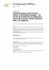 Research paper thumbnail of Gutiérrez Lozano, Juan Francisco (2014). El Encendido Analógico – los inícios de la televisión en Andalucia a través de la prensa. Sevilla: Ediciones Alfar. (271 páginas).