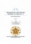 Research paper thumbnail of Resume Ilmu Negara Bab 8 - Bab 10 Soehino, S.H