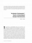 Research paper thumbnail of “No Outside of Psychoanalysis”: Towards a Grammatological Concept of the Unconscious