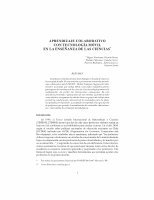 Research paper thumbnail of Aprendizaje colaborativo con tecnología móvil en la enseñanza de las ciencias