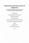 Reparation and enforcement of judgments : a comparative analysis of the European and Inter-American human rights systems Cover Page