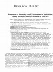 Research paper thumbnail of Frequency, Severity, and Treatment of Agitation in Young versus Elderly Patients in the ICU