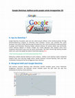 Research paper thumbnail of Google Sketchup