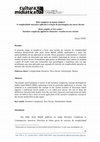 Mais complexo ou menos cômico? A complexidade narrativa aplicada à criação de personagens nas novas sitcoms Cover Page