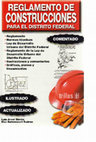 Reglamento de Construcciones del DF Cover Page