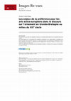 Research paper thumbnail of Les enjeux de la préférence pour les arts extra-européens dans le discours sur l’ornement en Grande-Bretagne au milieu du XIXe siècle