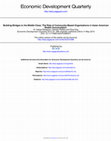 Research paper thumbnail of Building Bridges to the Middle Class: The Role of Community-Based Organizations in Asian American Wealth Accumulation