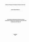 Verticalização de assentamentos humanos precários: levantamento e análise de casos referentes ao período 2001-2012 no Município de São Paulo, SP / Piggybacking precarious human settlements: survey and analysis of cases for the period 2001-2012 in São Paulo, SP Cover Page