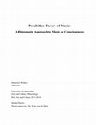 Possibilian Theory of Music: A Rhizomatic Approach to Music as Consciousness Cover Page