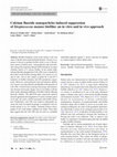 Calcium fluoride nanoparticles induced suppression of Streptococcus mutans biofilm: an in vitro and in vivo approach Cover Page