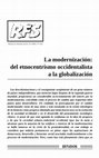 La modernización: del etnocentrismo occidentalista a la globalización Cover Page