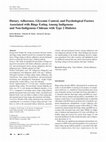 Research paper thumbnail of Dietary Adherence, Glycemic Control, and Psychological Factors Associated with Binge Eating Among Indigenous and Non-Indigenous Chileans with Type 2 Diabetes