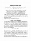 Research paper thumbnail of Women Physicists in Canada