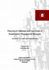 Theoretical Validation and Case Study of Requirements Management Measures Cover Page