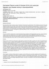 Research paper thumbnail of Decreased Plasma Levels Of Soluble CD18 Link Leukocyte Migration and Disease Activity In Spondyloarthritis