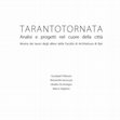 TARANTO TORNATA. Analisi e progetti nel cuore della città Cover Page