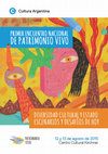 Memorias del primer encuentro de patrimonio vivo en Buenos Aires. Cover Page