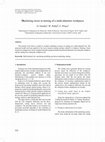 Research paper thumbnail of Machining errors in turning of a multi-diameter workpiece