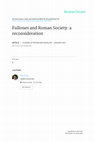 Research paper thumbnail of Fullones  and Roman Society. A reconsideration