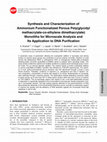 Synthesis and Characterization of Ammonium Functionalized Porous Poly(glycidyl methacrylate-co-ethylene dimethacrylate) Monoliths for Microscale Analysis and Its Application to DNA Purification Cover Page