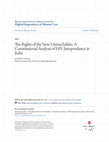 Research paper thumbnail of The Rights of the New Untouchables: A Constitutional Analysis of HIV Jurisprudence in India