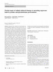 Research paper thumbnail of Partial repair of salinity-induced damage to sprouting sugarcane buds by proline and glycinebetaine pretreatment