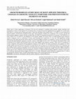 Research paper thumbnail of 9.GROWTH BIOREGULATORY ROLE OF ROOT-APPLIED THIOUREA CHANGES IN GROWTH, TOXICITY SYMPTOMS AND PHOTOSYNTHETIC PIGMENTS OF MAIZE