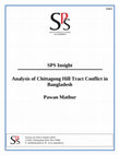 SPS Insight Analysis of Chittagong Hill Tract Conflict in Bangladesh Cover Page