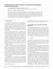 Research paper thumbnail of Characterization of field stitching in electron-beam lithography using moire metrology