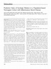 Research paper thumbnail of Predictive Value of Serologic Markers in a Population-based Norwegian Cohort with Inflammatory Bowel Disease