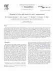 Research paper thumbnail of Potential of olive mill wastes for soil C sequestration