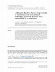 Research paper thumbnail of Linking the Big Five-Factors of personality to charismatic and transactional leadership; perceived dynamic work environment as a moderator