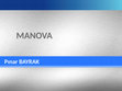 MANOVA Cover Page