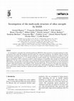 Research paper thumbnail of Investigation of the multi-scale structure of silica aerogels by SAXS