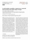 Research paper thumbnail of Sea cliff instability susceptibility at regional scale: a statistically based assessment in the southern Algarve, Portugal