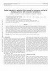 Research paper thumbnail of Radial migration in galactic disks caused by resonance overlap of multiple patterns: Self-consistent simulations