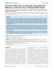 Research paper thumbnail of Antisense PMO Found in Dystrophic Dog Model Was Effective in Cells from Exon 7-Deleted DMD Patient