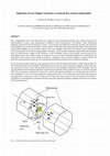 Research paper thumbnail of Application of Laser Doppler Velocimetry to unsteady flow around rotating blades