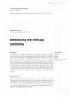 Embodying the military: Uniforms Cover Page