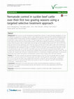 Nematode control in suckler beef cattle over their first two grazing seasons using a targeted selective treatment approach Cover Page