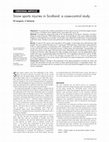 Research paper thumbnail of Snow sports injuries in Scotland: a case-control study